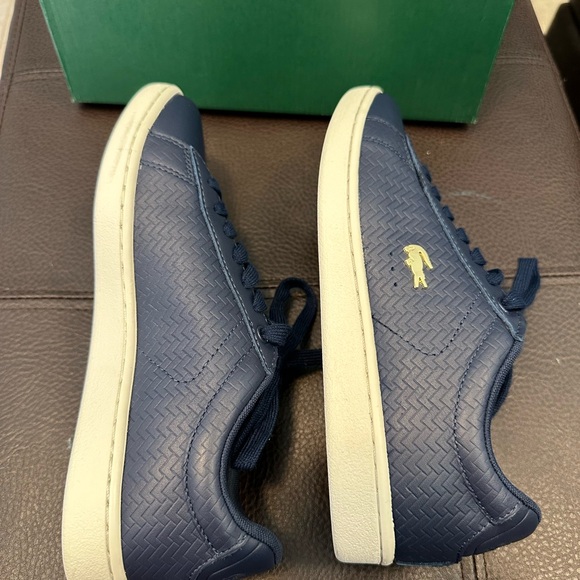Lacoste Womens Carnaby EVO119 Navy/Off white shoes - Picture 5 of 12